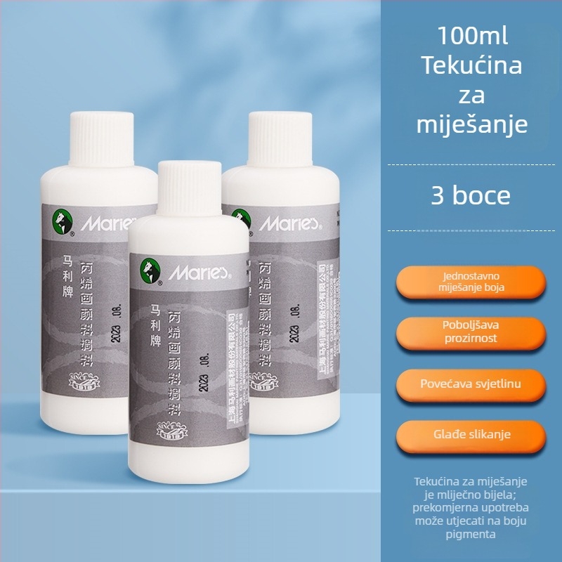 Marie’s tekućina za miješanje akrila, 100 ml, medij i razrjeđivač za akrilno slikanje i glaziranje