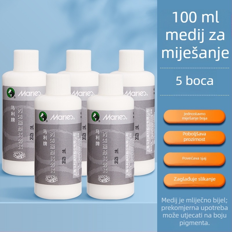 Marie’s tekućina za miješanje akrila, 100 ml, medij i razrjeđivač za akrilno slikanje i glaziranje