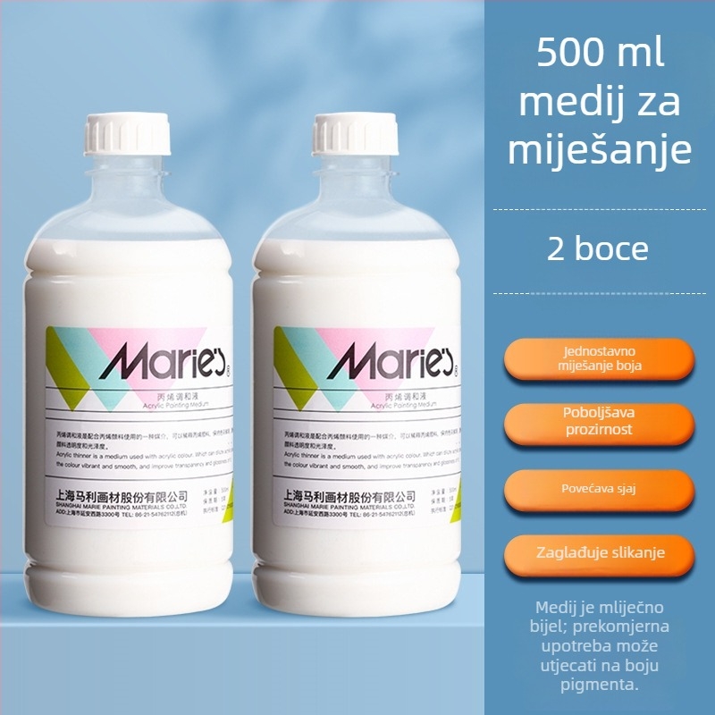 Marie’s tekućina za miješanje akrila, 100 ml, medij i razrjeđivač za akrilno slikanje i glaziranje
