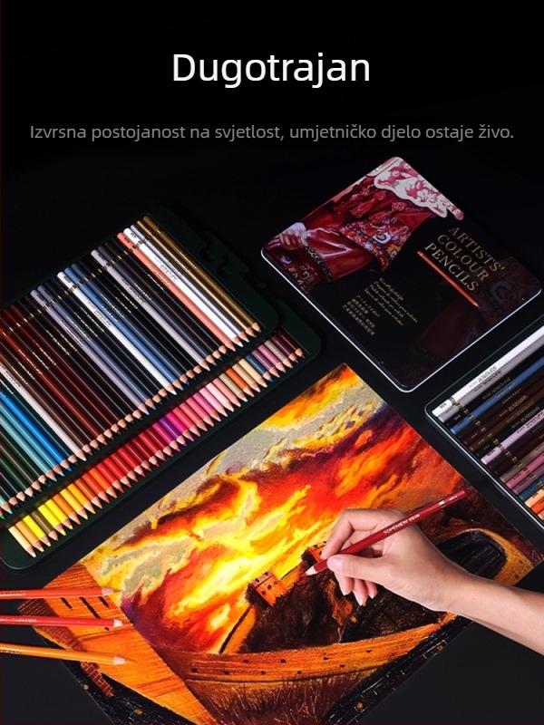 Xiupu Fulai ulje-bazirane bojice za umjetnost, za studente umjetnosti, set od 48 boja ili 120 boja