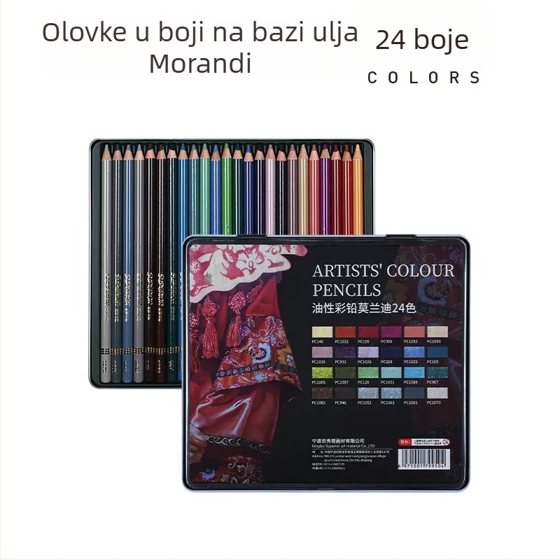Xiupu Fulai ulje-bazirane bojice za umjetnost, za studente umjetnosti, set od 48 boja ili 120 boja