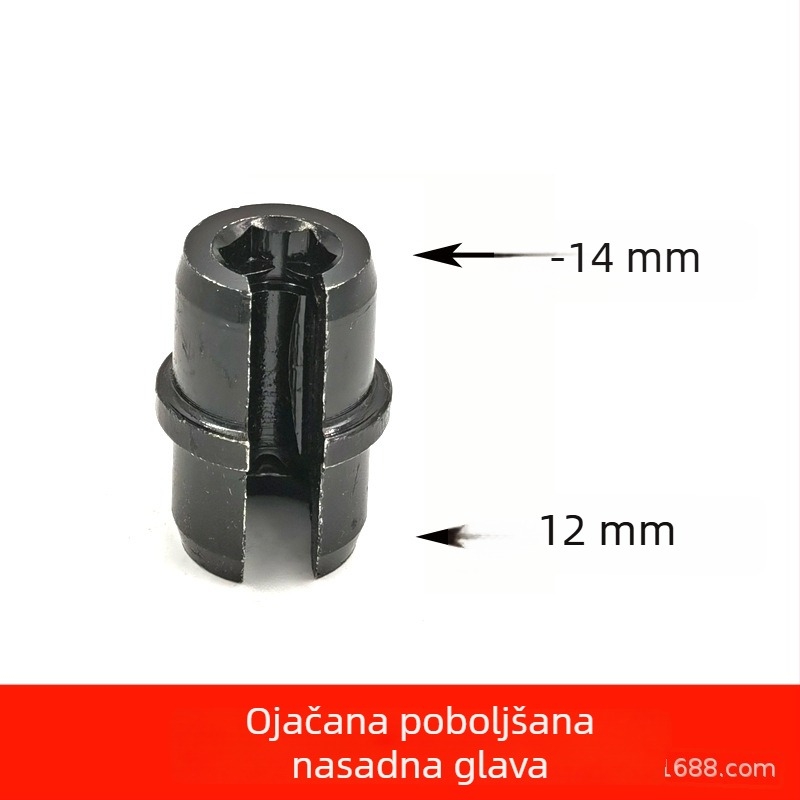 Integrirani set alata za strop s nastavnim ključem za brzo zavrtanje na stropnim šipkama
