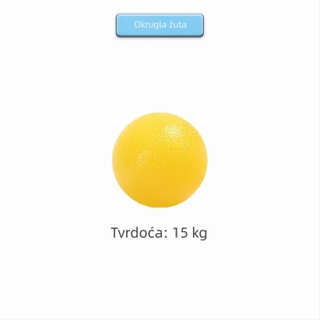 Silikonska lopta za grip i opuštanje – trening hvatišta i rehabilitacija, jačanje stiska, fitness i sportska oprema