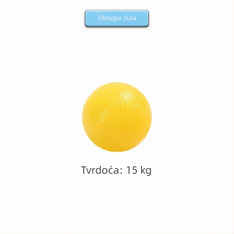 Silikonska lopta za grip i opuštanje – trening hvatišta i rehabilitacija, jačanje stiska, fitness i sportska oprema