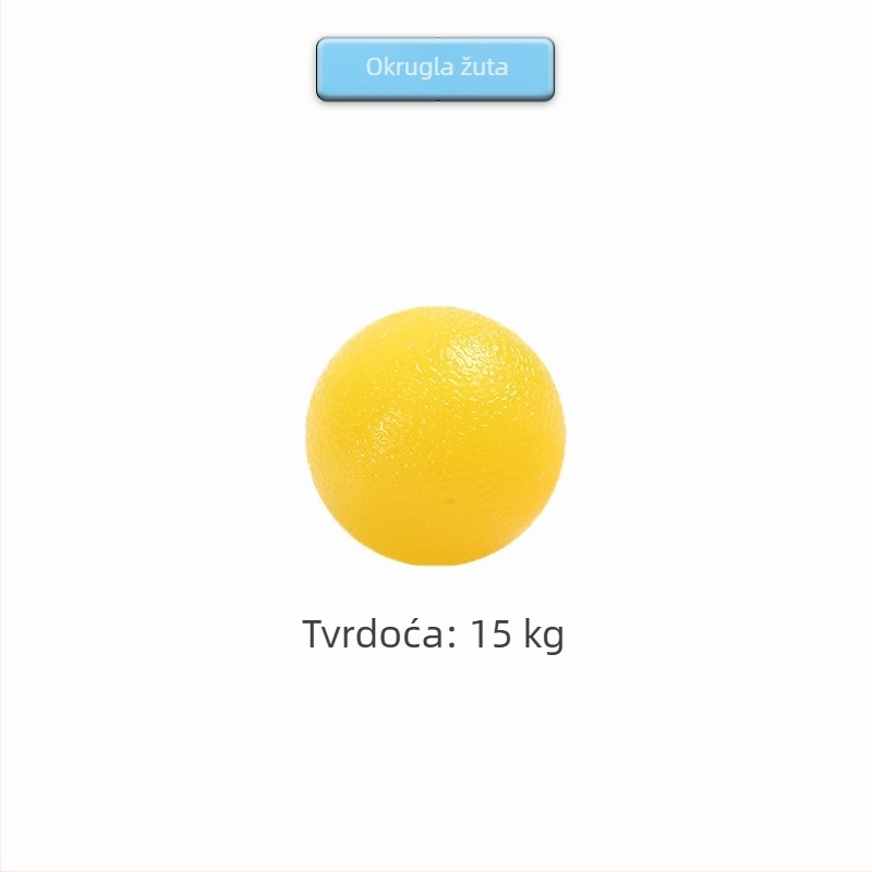 Silikonska lopta za grip i opuštanje – trening hvatišta i rehabilitacija, jačanje stiska, fitness i sportska oprema