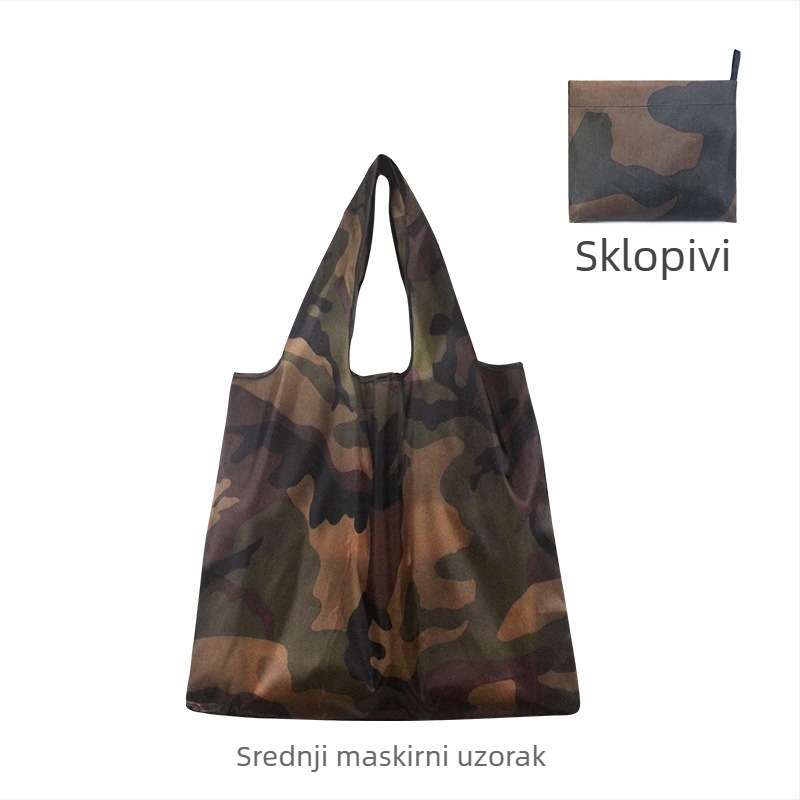 Ekološki prihvatljiva sklopiva torba za kupovinu, prijenosna torba za namirnice, oksford tkanina, otisak zvjezdnog neba