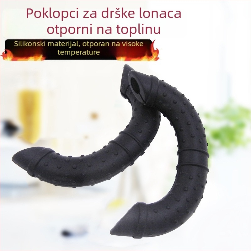 Silikonske navlake za drške wokova – toplinska izolacija i zaštita od opeklina za tradicionalne ručno izrađene željezne wok posude