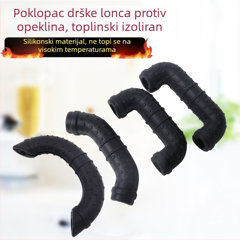 Silikonske navlake za drške wokova – toplinska izolacija i zaštita od opeklina za tradicionalne ručno izrađene željezne wok posude