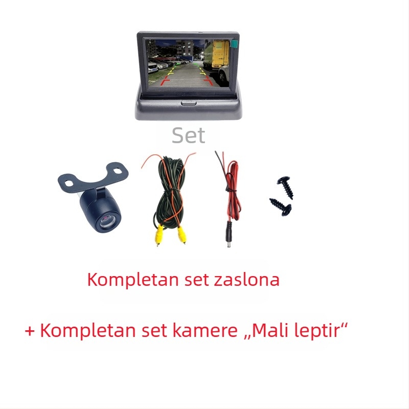 4,3-inčni auto LCD zaslon s HD kamerom za vožnju unatrag za mala vozila i kamione