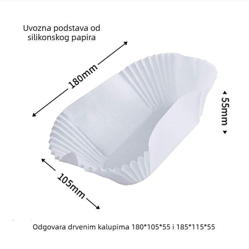 Drvena mala kutija za tost za pečenje kruha, drveni pleh za pećnicu s papirnom podlogom, kalup za zlatnu jastučastu tortu, torta s datulama i puding
