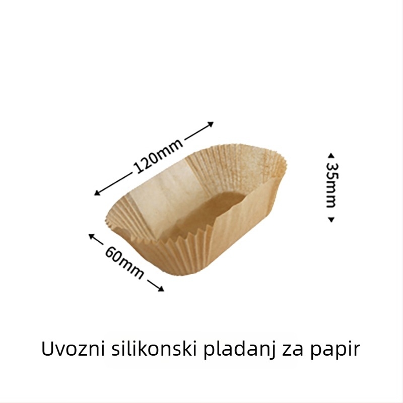 Drvena mala kutija za tost za pečenje kruha, drveni pleh za pećnicu s papirnom podlogom, kalup za zlatnu jastučastu tortu, torta s datulama i puding