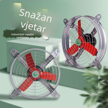 Industrijski ispušni ventilator visokog kapaciteta, tih, za kuhinjsku ventilaciju visokog protoka