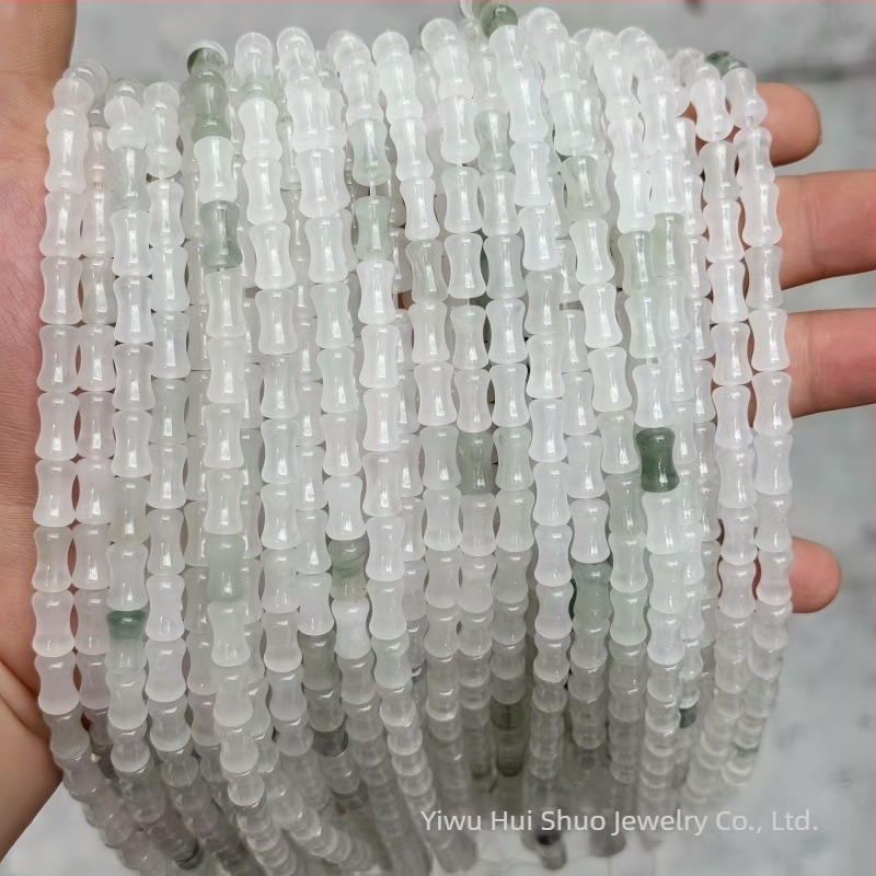 Zeleni nefrit perle, kružnog oblika, 8 mm, za DIY narukvicu — perle za izradu nakita
