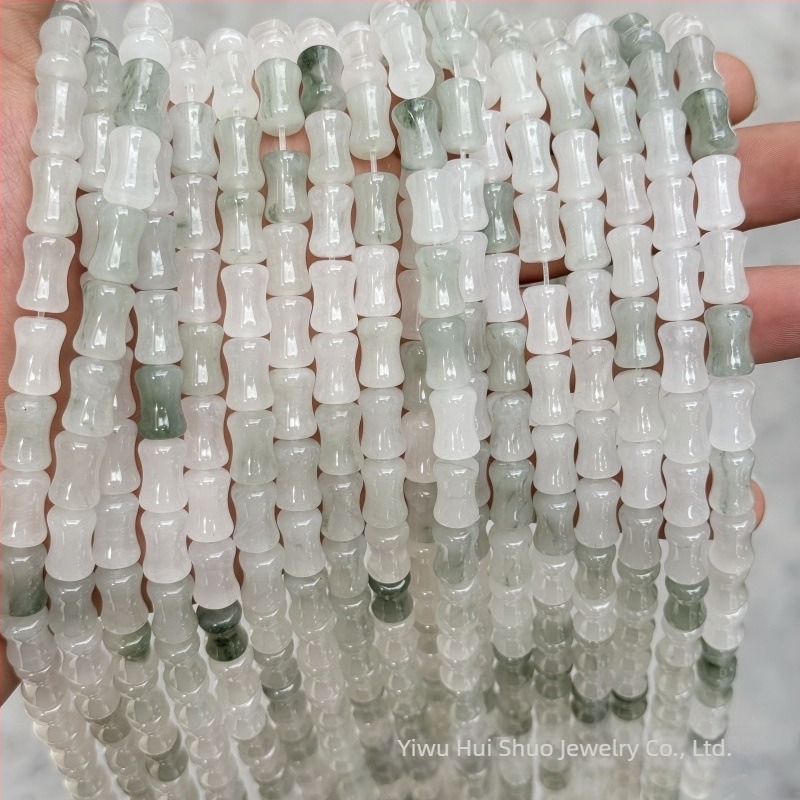 Zeleni nefrit perle, kružnog oblika, 8 mm, za DIY narukvicu — perle za izradu nakita