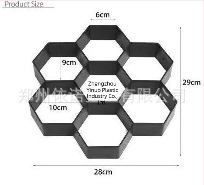 Plastični kalup za pločnike, beton i vrtne podloge