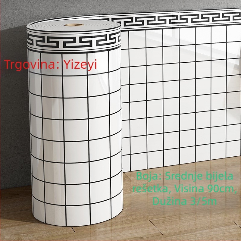 Super debeli samoljepljivi zidni paneli za obnovu zidova, vodootporni i otporni na vlagu, zaštita od sudara, geometrijski uzorak, moderni trodimenzionalni zidni ukrasi za dnevni boravak, PVC