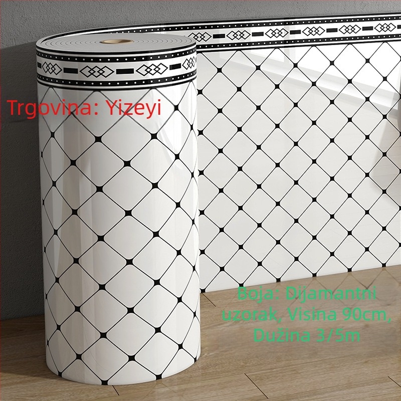 Super debeli samoljepljivi zidni paneli za obnovu zidova, vodootporni i otporni na vlagu, zaštita od sudara, geometrijski uzorak, moderni trodimenzionalni zidni ukrasi za dnevni boravak, PVC