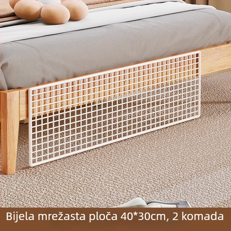 Panel barijere ispod kreveta za spavaću sobu — zaštita od mačaka, metalna mreža za blokiranje proreza, zaštita prozorskog praga