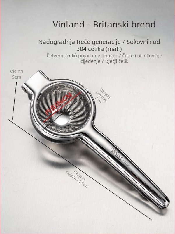 Ručni sokovnik za citrusna voća: limun, naranča i nar