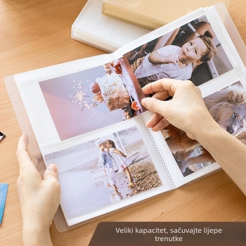 Prozirni Polaroid fotoalbum sa zaštitnim kućištem, 3/4/5/6 inča, fotoalbum za razglednice