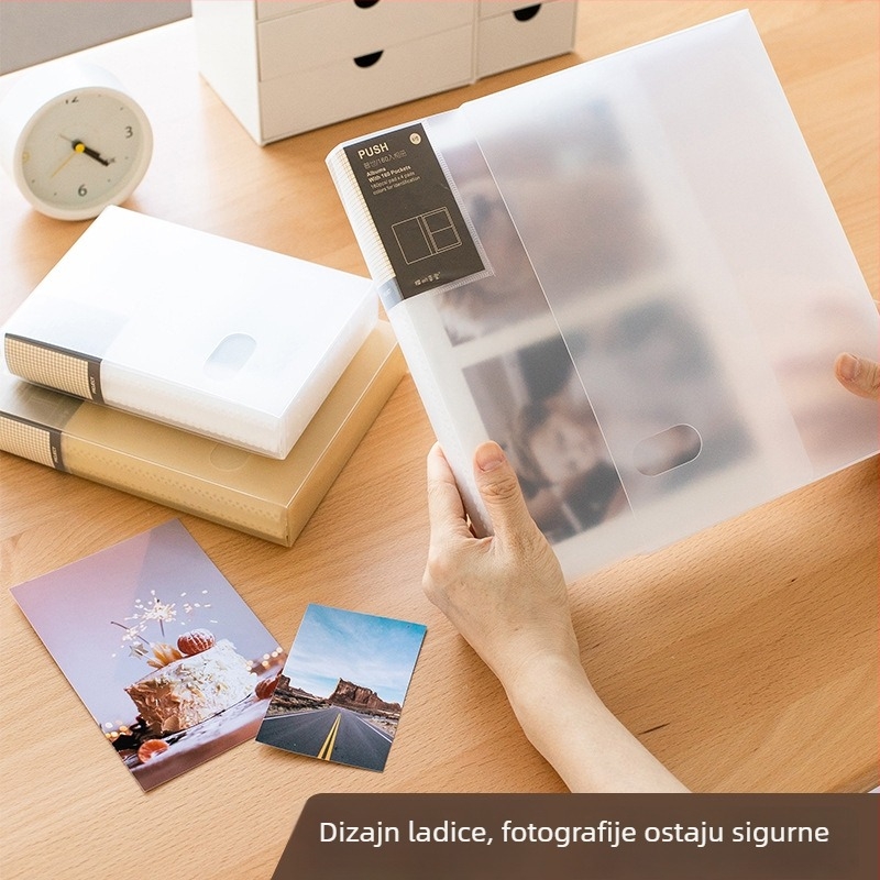 Prozirni Polaroid fotoalbum sa zaštitnim kućištem, 3/4/5/6 inča, fotoalbum za razglednice