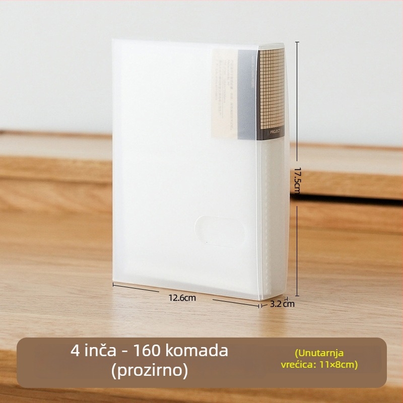 Prozirni Polaroid fotoalbum sa zaštitnim kućištem, 3/4/5/6 inča, fotoalbum za razglednice