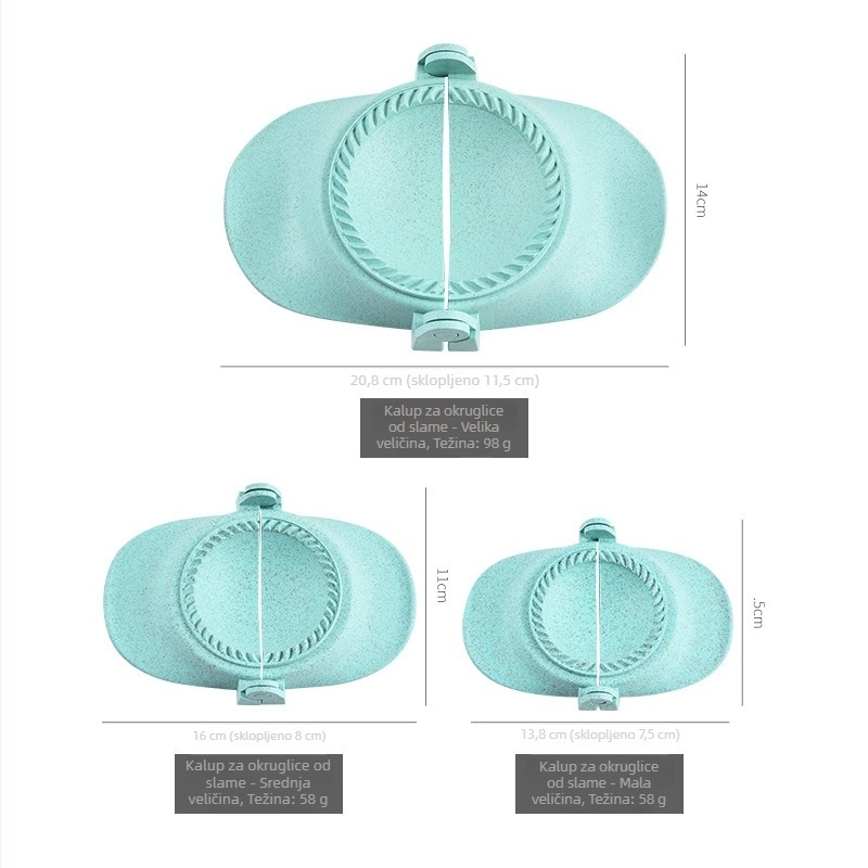Nova forma za knedle s cvjetnim uzorom – kalup za knedle i preša