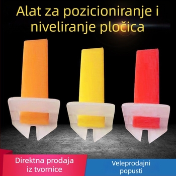 Baza za klipse za niveliiranje pločica – za zidne i podne pločice, pomoćni alat za razmake i križne spojeve