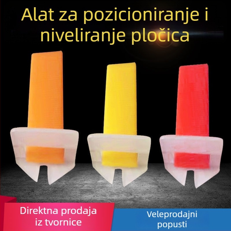 Baza za klipse za niveliiranje pločica – za zidne i podne pločice, pomoćni alat za razmake i križne spojeve