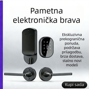 Split tip hotelska vrata zaključavanje sa sustavom TTHOTEL – elektronički zaključivač s magnetskom kartom i lozinkom