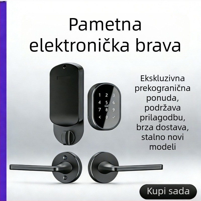 Split tip hotelska vrata zaključavanje sa sustavom TTHOTEL – elektronički zaključivač s magnetskom kartom i lozinkom