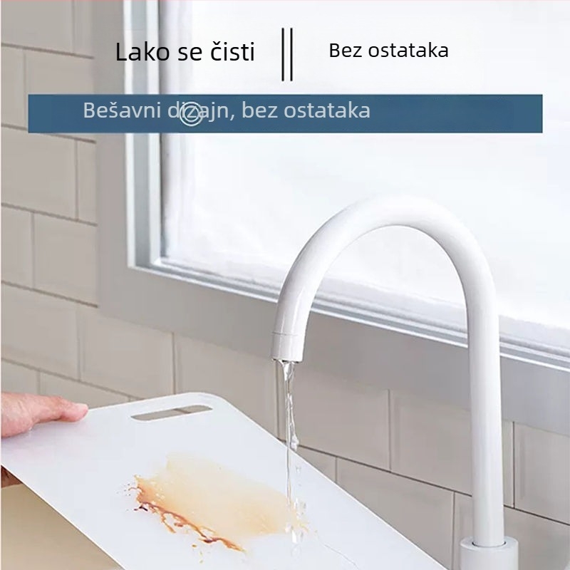Camellia plastična daska za rezanje, dvostrana, ultra tanka, lagana, antibakterijska i protiv plijesni