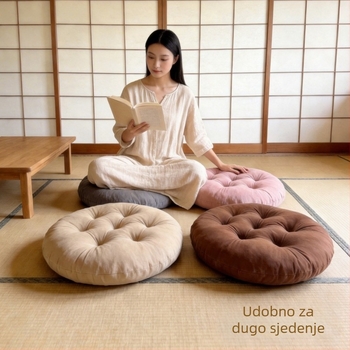 Nova futonska jastučnica od pamuka, 100% pamuk, tatami podloga za prozor