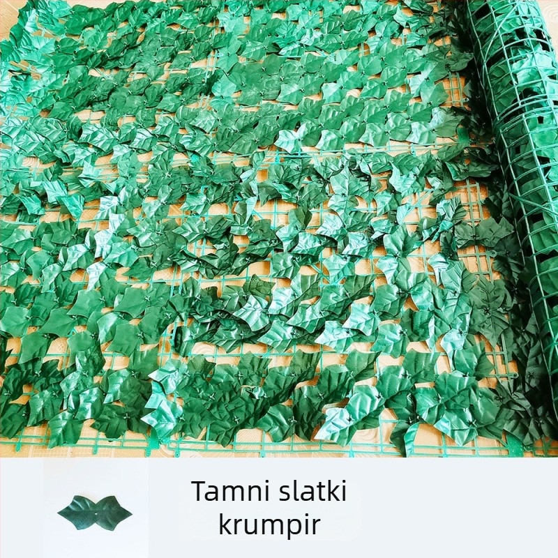 Umjetni buket listova za dekoraciju zida i ograde