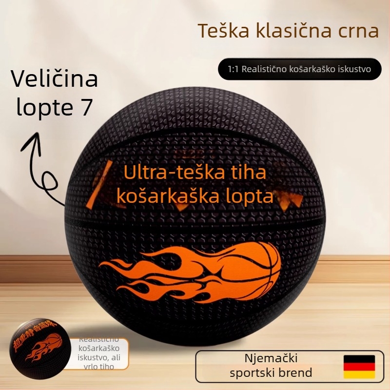 Tihi košarkaška lopta za kućnu upotrebu – lopta od pjene s visokim odskokom, bez ostataka, za djecu i odrasle