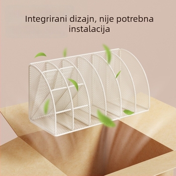 Držač za knjige i dokumente na radnom stolu, višeslojni organizator, držač gel olovaka
