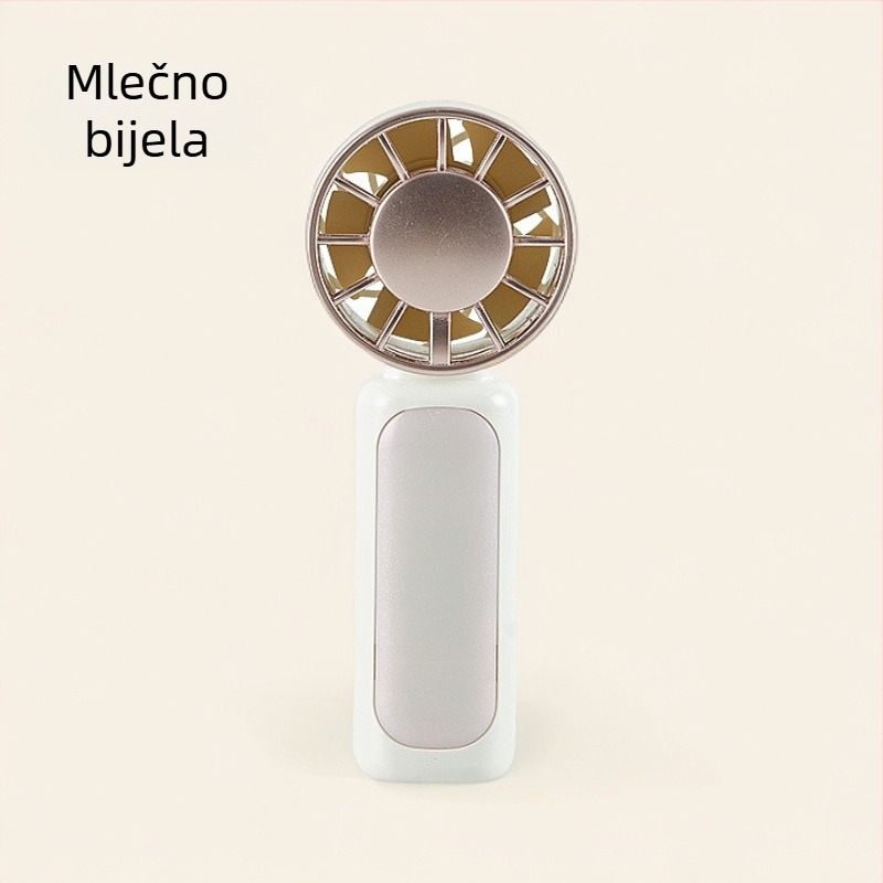 Ručni mini ventilator s turbinskim dizajnom, prijenosni, USB punjenje, za vanjsku upotrebu