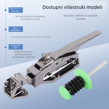 BX-1178 Držač i brava za vrata hladnjaka, cinkova legura, mehanički industrijski rashladni uređaj