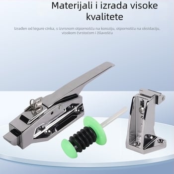 BX-1178 Držač i brava za vrata hladnjaka, cinkova legura, mehanički industrijski rashladni uređaj