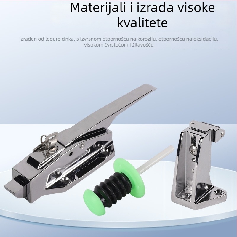 BX-1178 Držač i brava za vrata hladnjaka, cinkova legura, mehanički industrijski rashladni uređaj