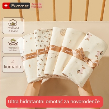 Pamučna zavojnica za novorođenčad, za sve sezone