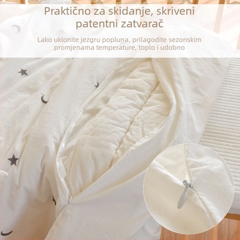 Navlaka za dječji jorgan od 100% pamuka, klasa A, veličine 1,2 m i 1,5 m, set posteljine za djecu