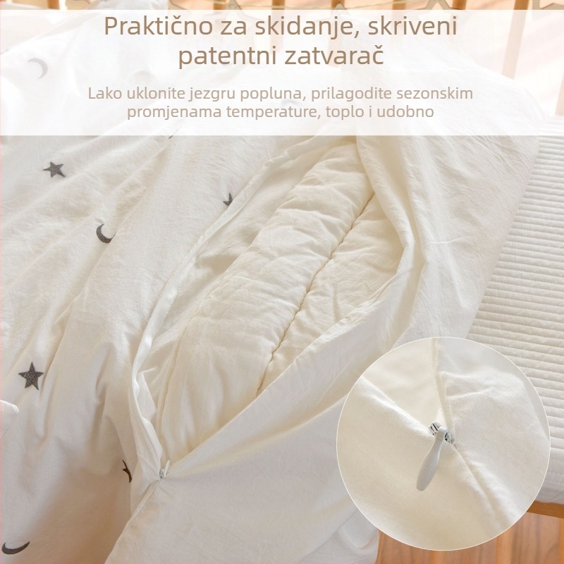 Navlaka za dječji jorgan od 100% pamuka, klasa A, veličine 1,2 m i 1,5 m, set posteljine za djecu