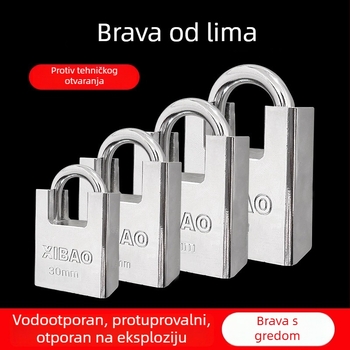 40 mm katanac od aluminijske legure, zaštita protiv rezanja i krađe, suvremen minimalistički dizajn