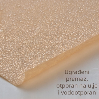 Kraft papir otporan na masnoću za pakiranje hrane, pečenje i omatanje burgera, 1000 listova
