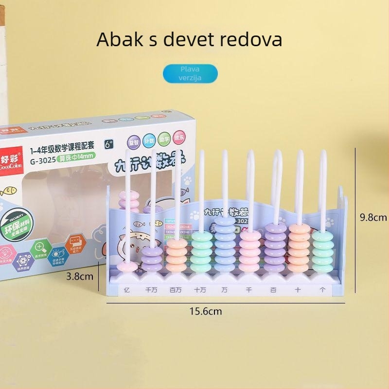 Abakus za zbrajanje i oduzimanje – didaktički alat iz matematike za učenike prvog i drugog razreda