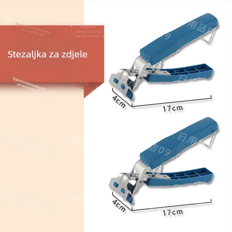 Tročlani set klipova protiv opeklina i klizanja za podizanje zdjela i tanjura, s izoliranim držačem posuđa