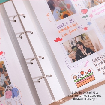Samoljepljivi laminirani fotoalbum s prozorom, DIY ručno izrađeno, veliki obiteljski binder za parove i djecu