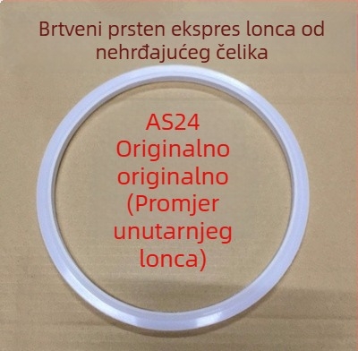 WBZ7 aluminijski tlak kuhalo brtveni prsten, set dijelova poklopca — silikonski prsten, kožni prsten, veličina 16–36 cm