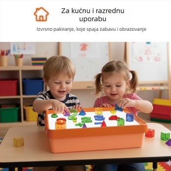 Dječji LED senzorni svjetlosni blok za djecu – ploča za crtanje i praćenje uz svjetloski vodič